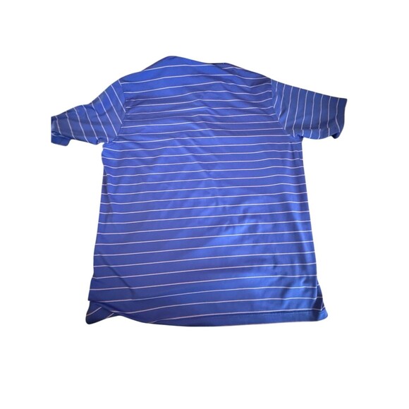 Turtleson Polo Shirt Men's Extra Large Blue Striped Long Sleeve Golf Performance - Picture 6 of 9